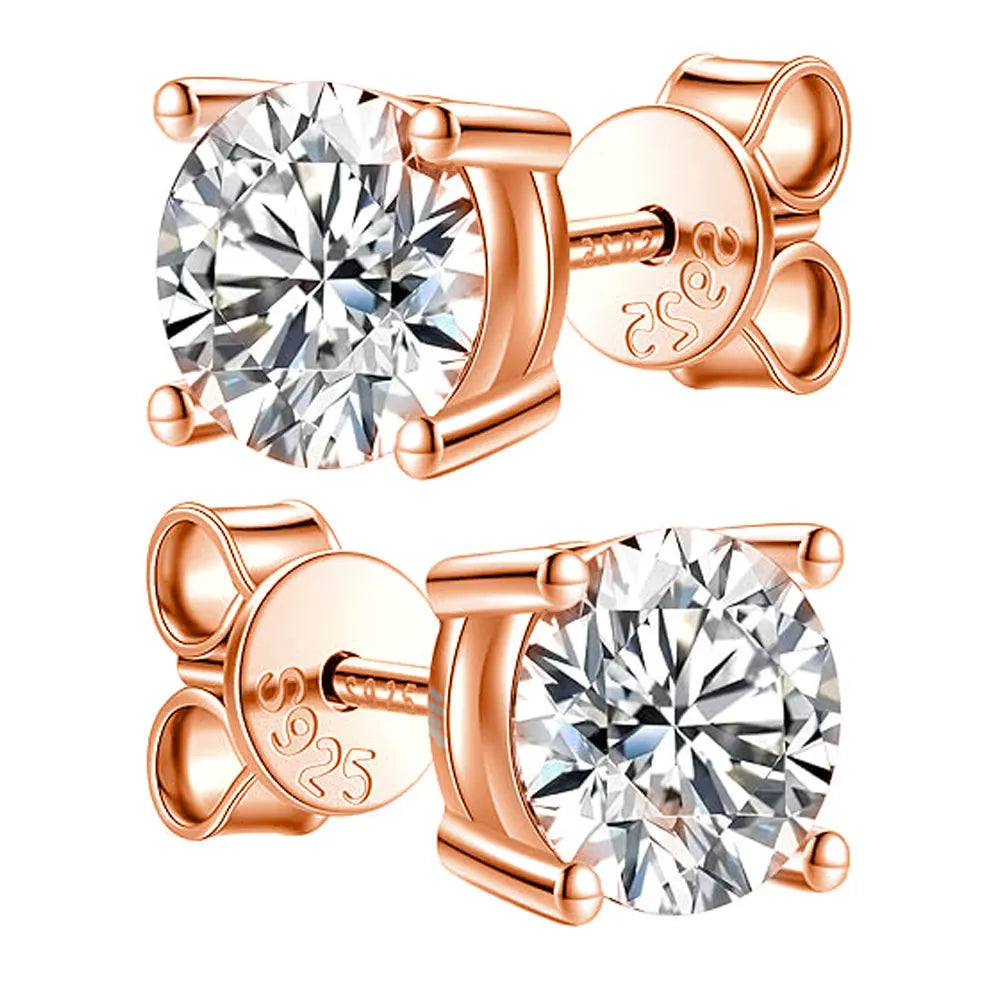 Moissanite Earring Studs
