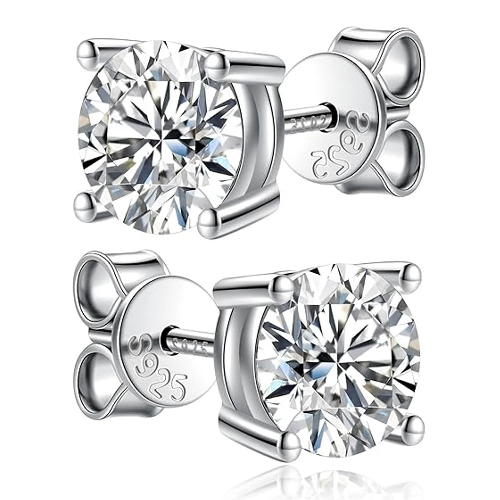 Moissanite Earring Studs