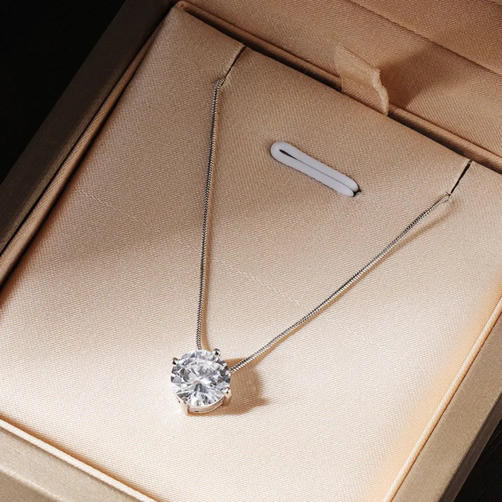 Moissanite Pendant Necklace
